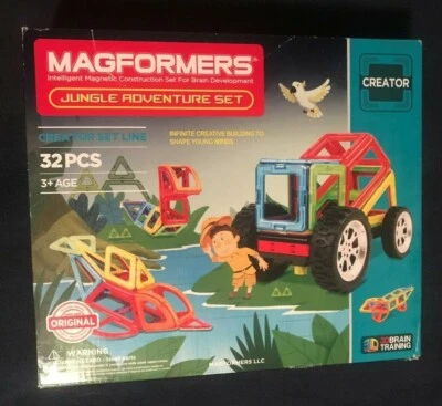 Magformers 32-Piece Jungle Adventure Set - NIP - Image 1 of 4