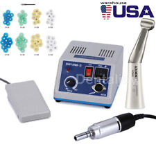 Dental Lab Micro Motor Electric Polishing Unit /Contra Angle/Discs assorted