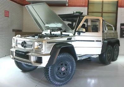 Mercedes G Class Wagon AMG G 63 6x6 Gold Welly 1:24 Scale Model Diecast 24061 - Image 1 of 4