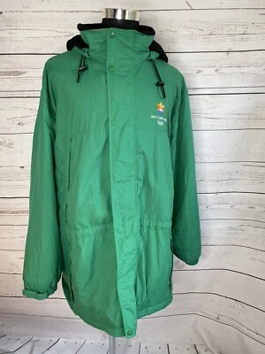 VTG Y2K Marker 2002 Salt Lake Winter Olympics Jacket Coat Ski Parka  2XL Men - Image 1 of 4