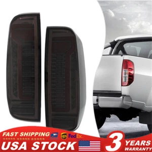 LED Tail Lights For 2005 06 2007-2014 Nissan Navara D40 Frontier Rear Lamp Smoke - Foto 1 di 17