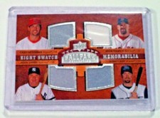 08 UD Octo Jersey Youkilis Kotchman Giambi Huff Teixeira Loney Boone LaRoche