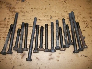 1959 - 1962 Cadillac 390 Head Bolts - Set For One Head - GM V8 6.4L - Picture 1 of 2