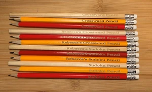 Sudoku Puzzle Pencils HB, Pencil Gift Set, Stocking Filler, Sudoku / - Picture 1 of 1