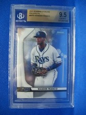 WANDER FRANCO 2020 Bowman Sterling Prospects #1 BGS GEM MINT 9.5 Rays
