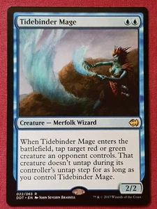 Magic The Gathering DUEL DECKS MERFOLK VS GOBLINS TIDEBINDER MAGE blue card MTG - Picture 1 of 2