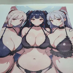 Japan Hot Anime Characters Bikini Girls Hanging Canvas Scroll Painting. - Picture 1 of 10