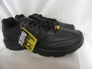 MEN`S FILA SLIP RESISTANT WORKSHIFT SR SNEAKERS SIZE 13 WIDE (4E) NEW BLK - Picture 1 of 12