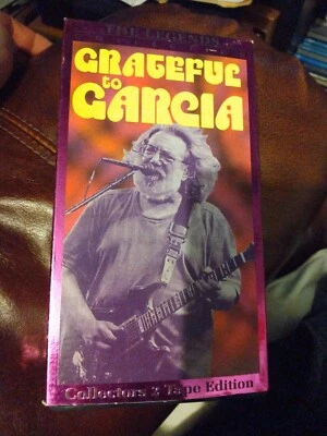 The Legends Collection Grateful to Garcia Jerry Garcia of Grateful Dead VHS VG  - Image 1 of 4