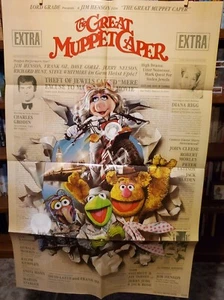 1981 Il Grande Cappero Muppet Cinema Originale 1 Foglio Poster Jim Henson - Foto 1 di 1