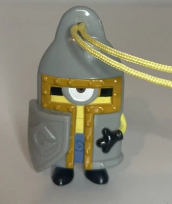 Despicable Me 2 Minion 'Evil Knight' Key Chain 2.5" Tall Universal Studios - Image 1 of 2