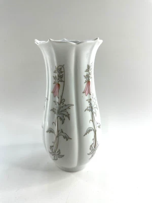 Vase Kaider Porzellan Eve von a.Born Blumen Weiss 22cm - Bild 1 von 3
