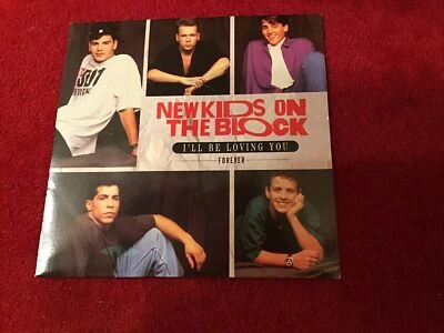 New Kids On The Block - I'll Be Loving You Forever 7” Vinyl Single Record 1988 - Image 1 of 4