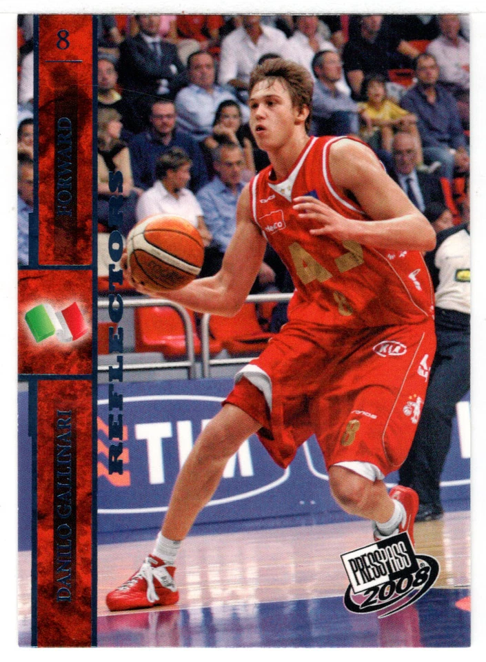 Danilo Gallinari - Olimpia - Reflectores (NBA - NCAA) 2008 Press Pass # 9 MT Foto 1 de 1
