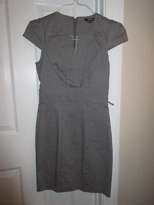 DRESS - XOXO - Gray - Short Sleeves - Sz 3/4 - NWT - Image 1 of 4