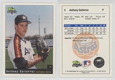 1991 Classic Best Burlington Astros Anthony Gutierrez #4