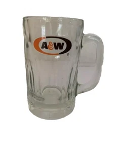 Vintage A & W Heavy Root Beer Glass Mug 6” Tall Collectible EUC - Picture 1 of 5