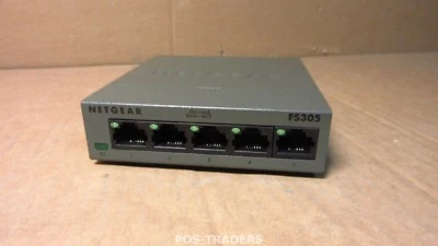 Netgear FS305 FS305-100 5 Port Fast Ethernet 10/100 Mbps Switch EXCL PSU - Bild 1 von 3
