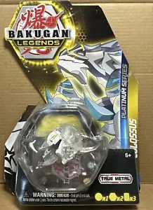 BAKUGAN LEGENDS: Platinum Series: True Metal: Platinum Colossus & Gate Cards - Picture 1 of 4