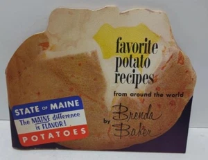 1964 Advertising Maine Potato Commission Recipe Book From Around The World  - Picture 1 of 7