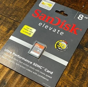 SanDisk 8GB SDHC 8G flash memory Card - Picture 1 of 3