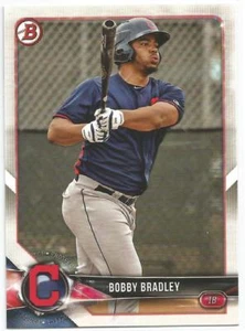 Bobby Bradley Cleveland Indians 2018 Bowman Baseball Prospects Card - Picture 1 of 3