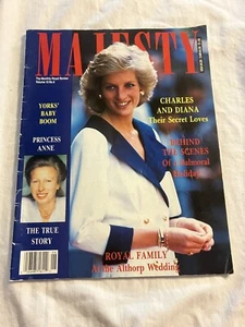 Majesty Magazine-Princess Diana 1989 Oct - Picture 1 of 7