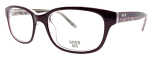 ANNA SUI - AS615 711 52/17/135 - PURPLE - NEW Authentic WOMEN EYEGLASSES Frame - Picture 1 of 2
