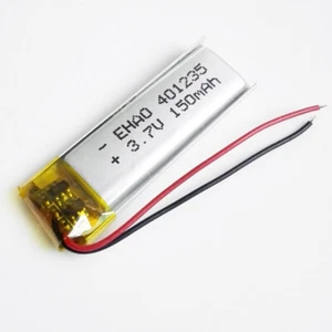 3.7V 401235 150mAh Li Polímero Recargable Batería para Reloj Auriculares GPS - Imagen 1 de 3