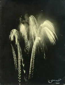 Portugal Guimaraes Photographic Study Fireworks Old Photo Azevedo 1949 - Picture 1 of 3