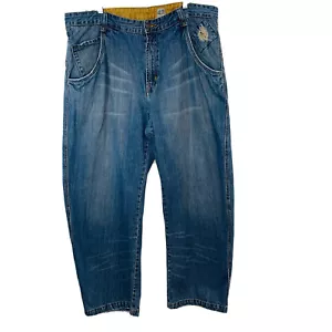 Timberland Jeans Uomo 42 Outdoor Gear Baggy Y2K Blu 100% Cotone Lavoro Casual 30" - Foto 1 di 12