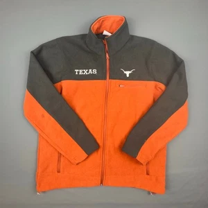 University Co-Op Texas Longhorns Fleece Jacket Youth XL Burnt Orange Black - Picture 1 of 11