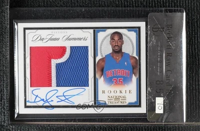 2009 Playoff National Treasures Century Gold /25 DaJuan Summers Rookie Patch RC - Image 1 of 2