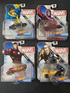 Hot Wheels Character Cars Marvel Lot of 4 NIP - Picture 1 of 7