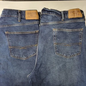 2 pares de pantalones de mezclilla Levi Strauss & Co Signature Gold Label para hombre 42x32 azul calce deportivo - Imagen 1 de 9