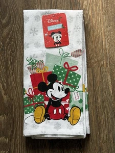 2er Set Weihnachten Urlaub Mickey Mouse mit Geschenken Küchentücher - Neu mit Etikett! - Bild 1 von 2