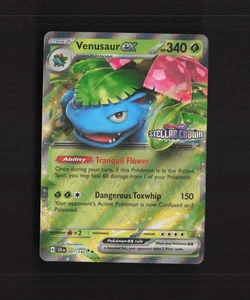 Venusaur ex 001/142 Stellar Crown Ultra Rare Holo Stamped Pokemon Card NM - Picture 1 of 10