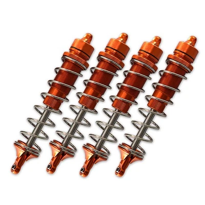 4 PCS Aluminum Alloy Front Rear Universal Shock Absorber for TEAM CORALLY RC Car - Image 1 of 4