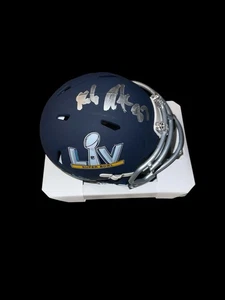 ROB GRONKOWSKI SIGNED SUPER BOWL LIV TAMPA BAY BUCCANEERS MINI HELMET NFL JSA 2 - Picture 1 of 1