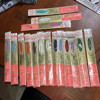 Lote de 16 abrigos vintage con cremallera J&P cuello apertura cremalleras metálicas varios colores Foto 1 de 4