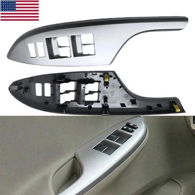 Panel bisel interruptor ventana conductor maestro delantero izquierdo para Toyota Corolla 2009-2013 Foto 1 de 4