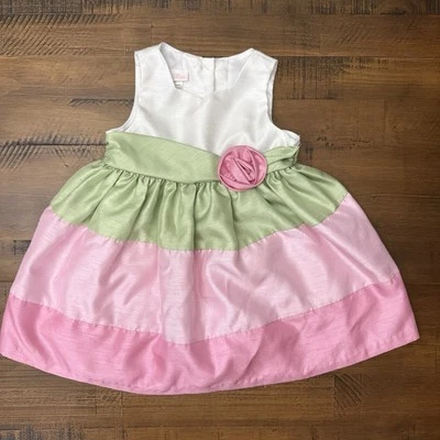 Bonnie Baby Infant Girls Dress Size 18 Months Bonnie Jean - Image 1 of 4