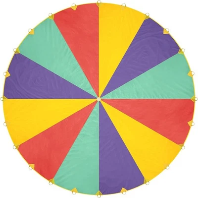 Paracaídas arco iris THE TWIDDLERS 12 FT/20 FT 20 FT - 24 asas Foto 1 de 4