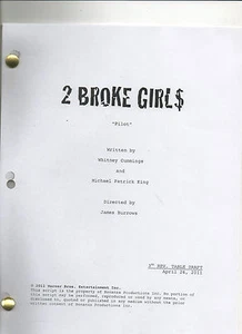 2 BROKE GIRLS $ Script   Kat Dennings & Beth Behrs - You Pick Episode - Picture 1 of 1