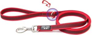 Color & Gray Super-Grip Leash with Handle, and D-Ring, 20 Mm X 1,8 M, Red-Gray - Picture 1 of 12
