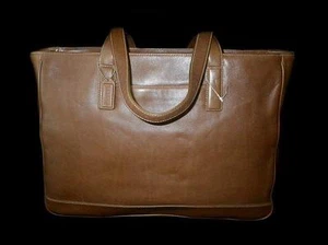 NEW Coach Classic Hamptons Brown Leather LG Business Travel Shoulder Bag RARE! - Picture 1 of 1