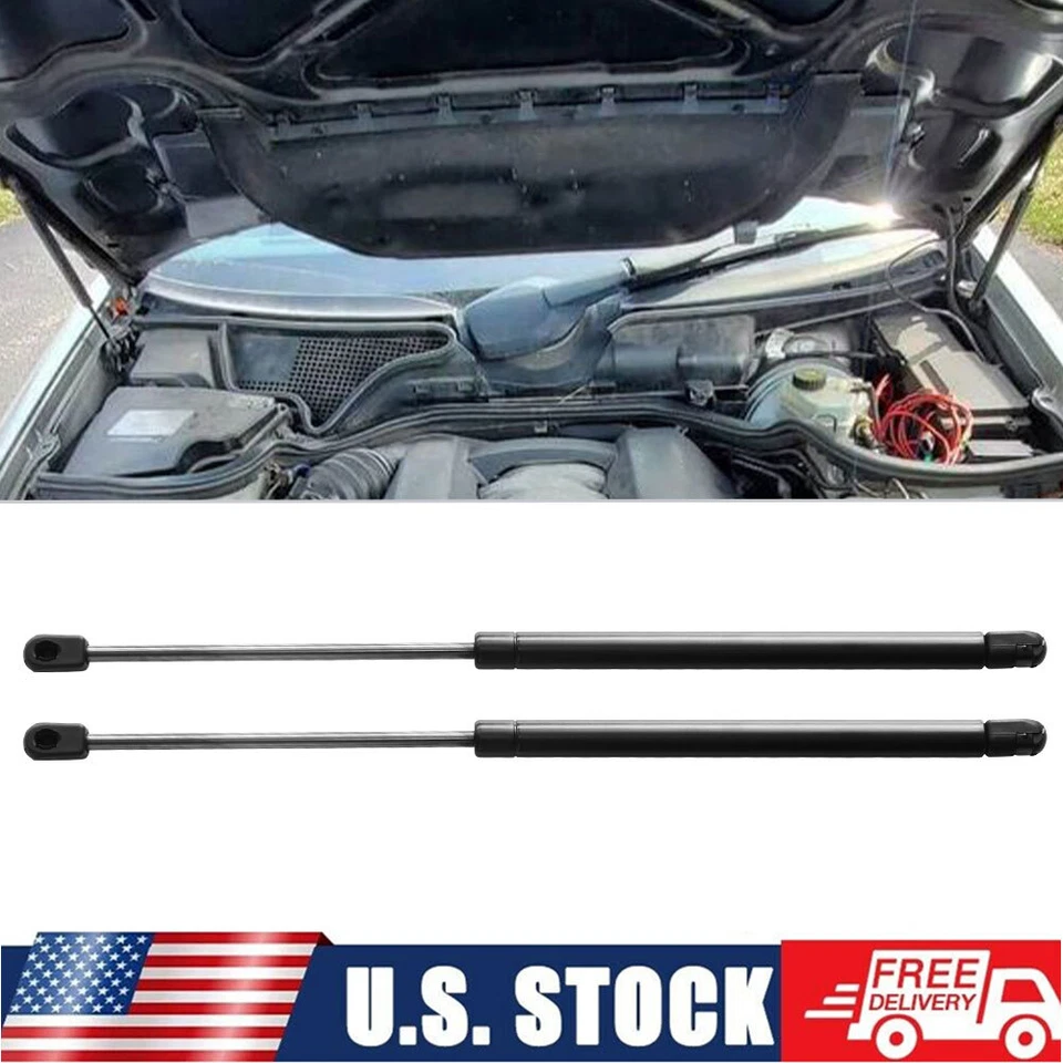 2Pcs Front Hood Lift Support Gas Spring Struts For Mercedes-Benz E300 E320 Foto 1 de 4