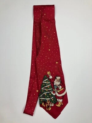 John Henry Ultra 男式正式领带 57 英寸 Lx3.75 英寸宽红色/Yrllow 领带 — 第 1/4 张图片