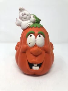 Vintage Dan Dee 1989 Foam Halloween Pumpkin Head - Picture 1 of 5