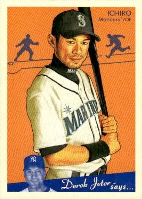 2008 Upper Deck Goudey #165 Ichiro Suzuki Seattle Mariners Baseball - Imagem 1 de 2